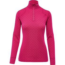 Dame funktionel merino trøje zip XTREME Thermowave lyserød