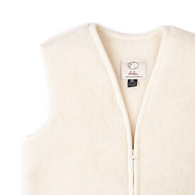 Merino uldvest natur