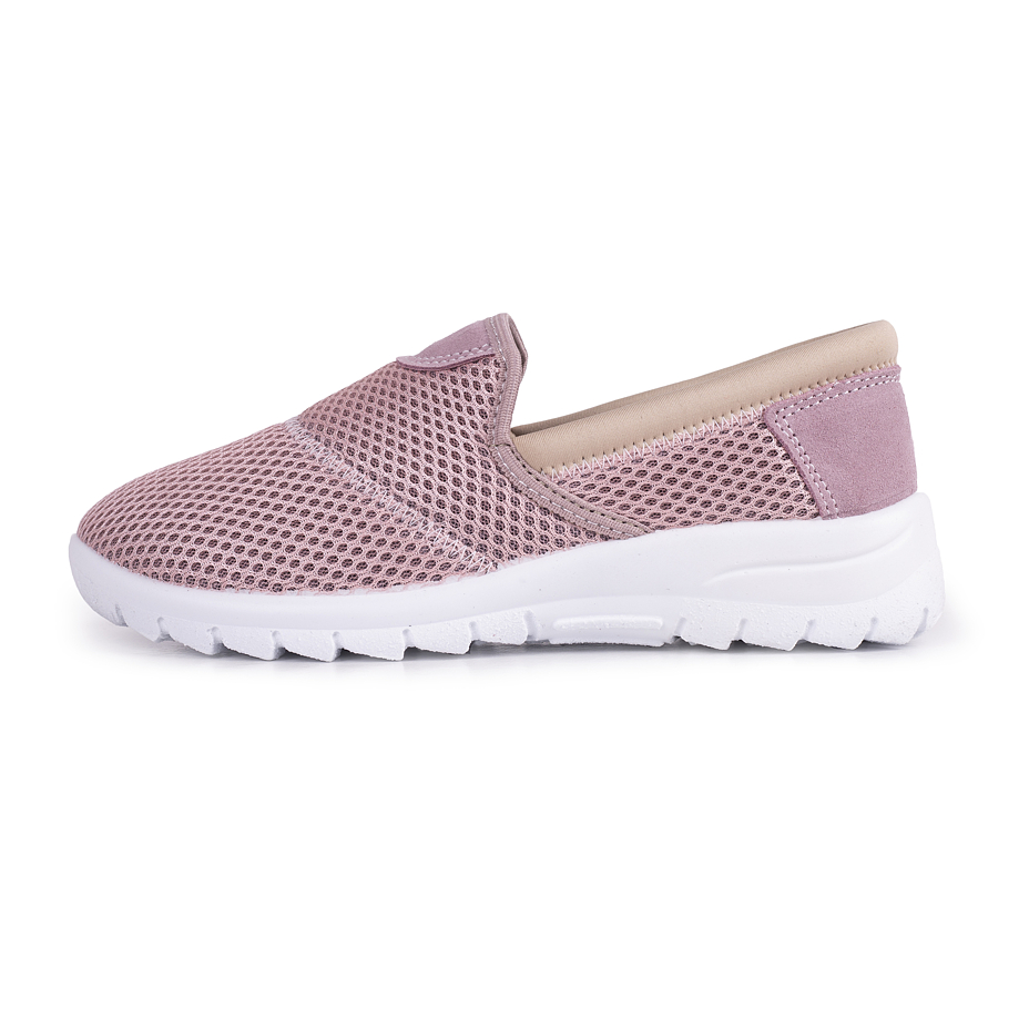 Dame åndbare gel-sneakers lyserøde