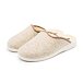 Dame uldne tøfler beige
